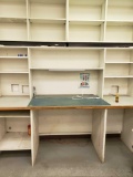Large Workshop Desk and Cabinets