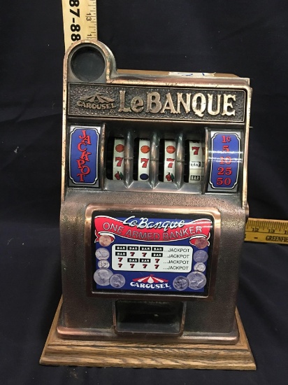 Vintage Casino Slot machine Carousel LeBanque