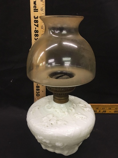 Vintage Hurricane Oil Lamp Glass