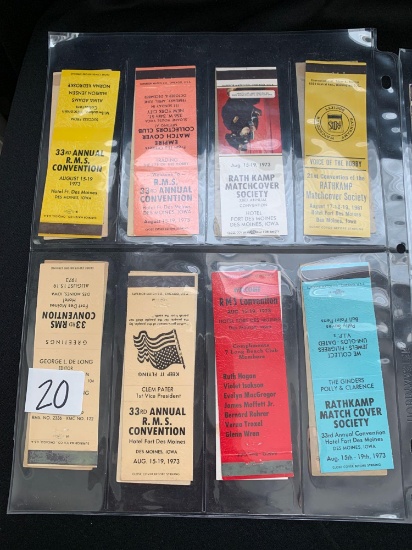 Miscellaneous lot of matchbooks
