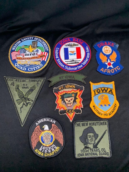 Lot of miscellaneous Iowa Military & National Guard Patches
