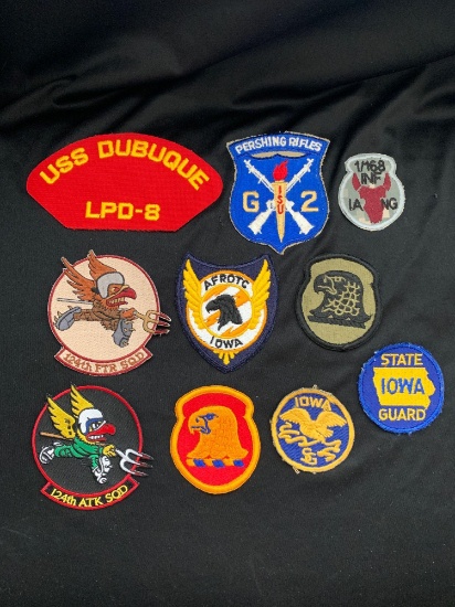 Lot of miscellaneous Iowa Military Patches