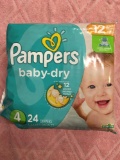 Pampers Baby-Dry size 4 4 packs-24