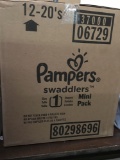 Pampers Swaddlers Size 1 12-20 Diapers
