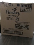 Pampers Swaddlers Size 1 12 Packs / 20/ 240