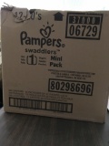 Pampers Swaddlers Size 1 12 Packs / 20
