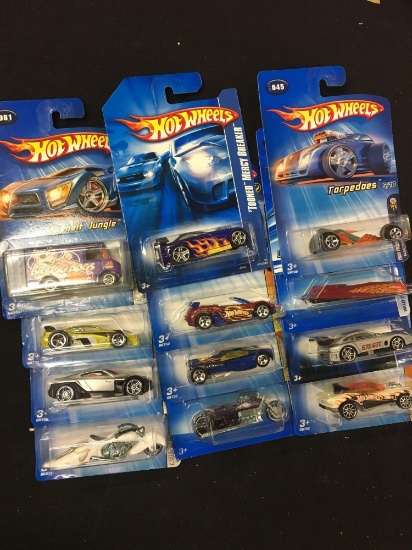 Lot Of Hot Wheels Mattel