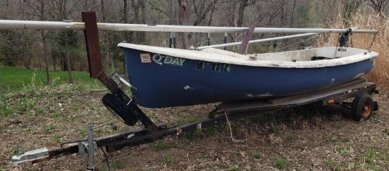 ODAY Sailboat and Trailer 12'