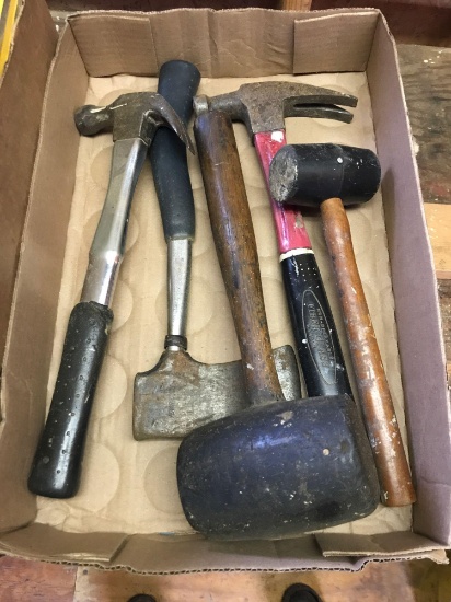 Hammers, mallets, hatchet
