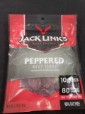 JACK LINKS Meat Snacks Peppered Beef Jerky 6 packages