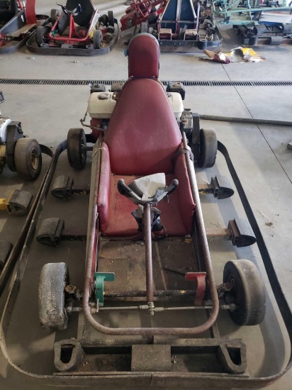 Go kart single seat twin engines