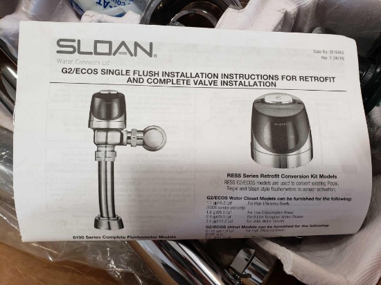 SLOAN G2/ecos Single Flush Complete Valve Kit