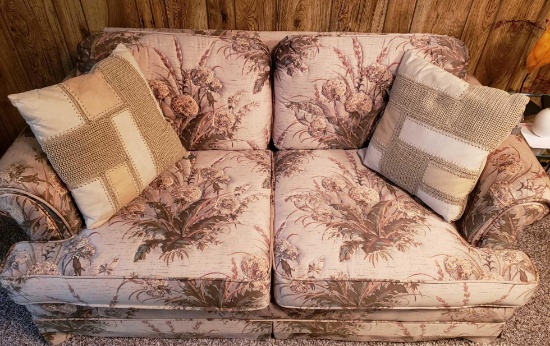 floral Love Seat Couch