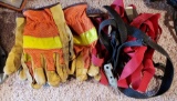 Gloves and Ratchet straps