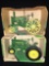 2x-1/16th Ertl John Deere A in Steel and A on Rubber Tractors