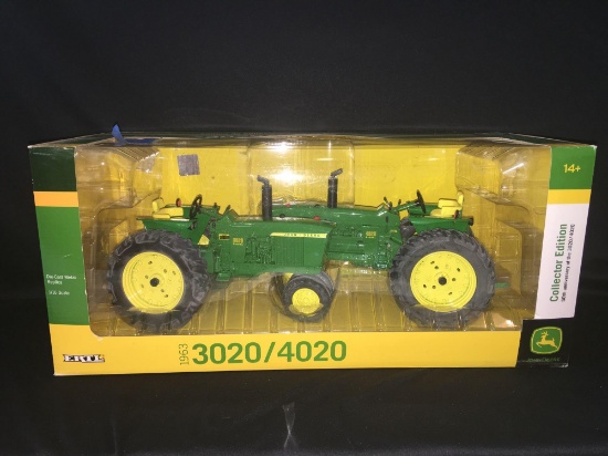 1/16th Ertl John Deere 3020/4020 Tractor Set collectors Edition