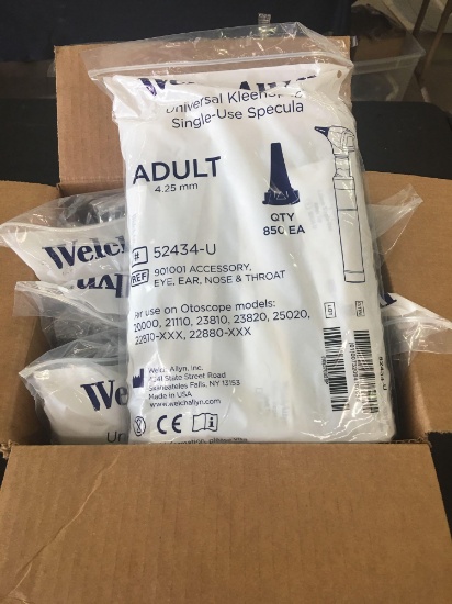 Welch Allyn Adult Universal KleenSpec Single use Specula 850/bag