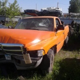 B19 1996 Dodge Ram 1B7HC16X2TS657363 Orange Accident