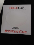 Bouffant Caps: White Non-Woven Hair Nets 10 boxes
