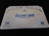 20 packs of Discreet seat half fold toilet seat covers