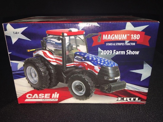 1/32nd Ertl Case IH Magnum 180 Stars and Strip Tractor 2009 Farm Show NIB