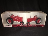 1/16th Ertl Farmall M and C Tractor Set NIB