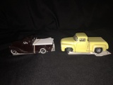 2x-1/24 Danbury Mint 1956 Ford and 1935 Ford Pickup