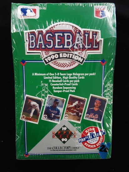 1990 Upper Deck Edition, Collector's Choice 3-D Team logo holograms and Baseball Cards MLB