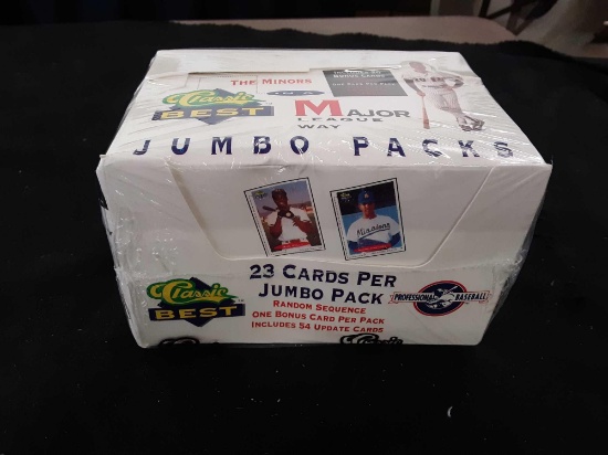 Unopened Box of Classic Best The Minors in a Major Way Jumbo Packs