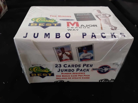 Unopened Box of Classic Best The Minors in a Major Way Jumbo Packs