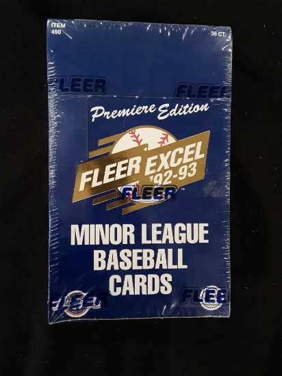 Premiere Edition FLEER EXCEL '92-93 Minor League Baseball Cards