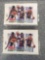 2x-1992-93 NBA Hoops Basketball Cards sealed packs inside