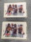 2x-1992-93 NBA Hoops Basketball Cards sealed packs inside
