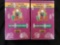 Two unopened boxes of a Major League baseball cards 1993 Upper Deck Fun Pack