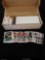 Box of loose football cards