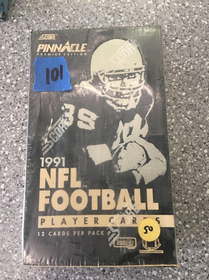 1991 Pinnacle NFL Football Cards sealed box