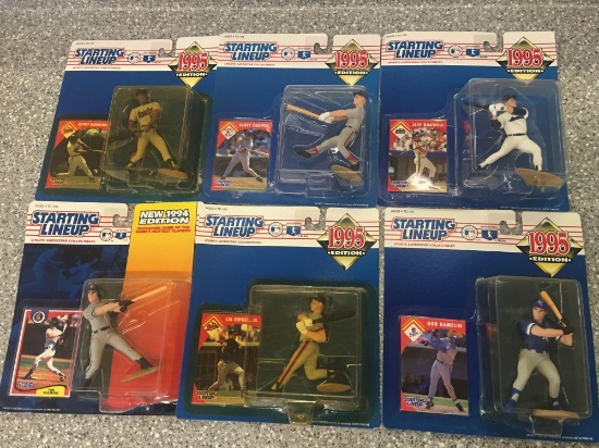 6x-Starting Lineup Jeffrey Hammonds, Scott Cooper, Jeff Bagwell, Bob Hamelin, Cal Ripken Jr, Tim