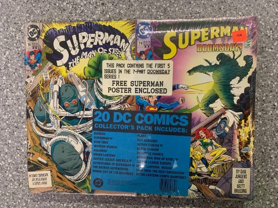 1992 DC Comics Collectors Pack 20 Total sealed package
