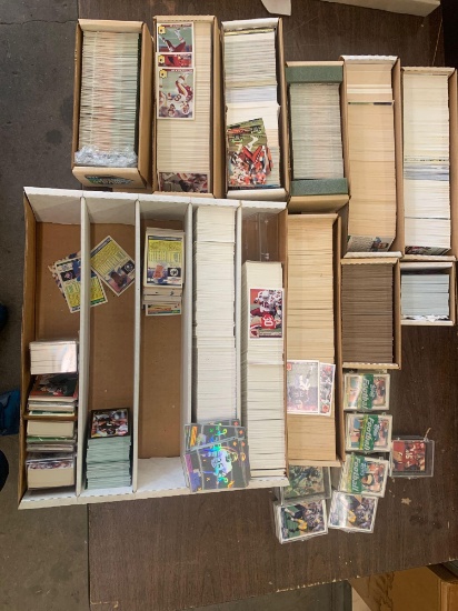 Various Football Cards unchecked