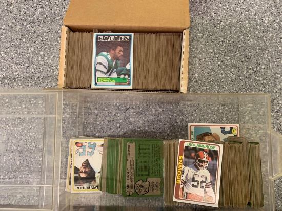 1978, and 1983 Topps Football Cards unchecked