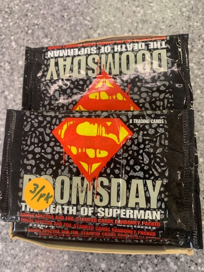 1992 Skybox Doomsday Death of Superman unopened packs