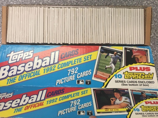 1992 Topps Baseball Cards appears to like be complete set