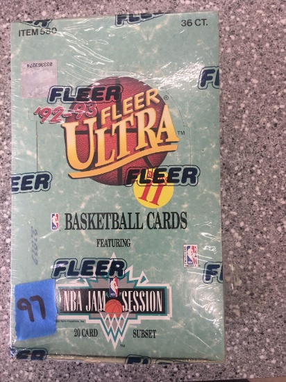 1992-93 Fleer Ultra basketball cards 36 packs per box sealed