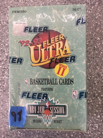 1992-93 Fleer Ultra basketball cards 36 packs per box sealed
