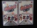 Two unopened boxes 1991 Collector's Choice Upper Deck baseball cards