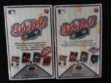 Two unopened boxes of a 1991 Upper Deck baseball cards