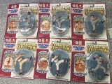 6x-Starting Lineup Rod Carew, Dizzy Dean, Satchel Paige, Don Drysdale, Whitey Ford, and Bob Feller