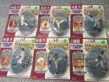 6x-Starting Lineup-Harmon Killebrew, Dizzy Dean, Babe Ruth, Rod Carew, Bob Feller, and Eddie Mathews