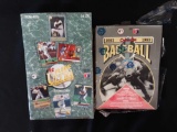 Unopened: 1992 Fleer Ultra Series 1 baseball cards and 1993 O-Pee-Chee baseball cards