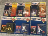 6x-Starting Lineup Julio Franco, Tim Salmon, Randy Johnson, Cal Ripken Jr, Reggie Sanders, and